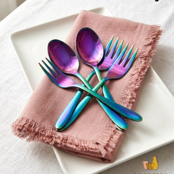 Rainbow Cutlery 12 Pieces Set