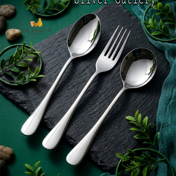 Silver Cutlery 18 Pcs Set