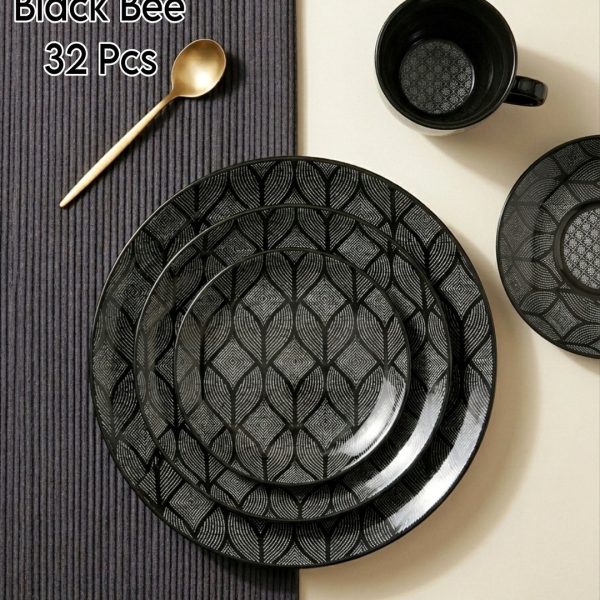 Black Bee 32 Pieces Dinner Set