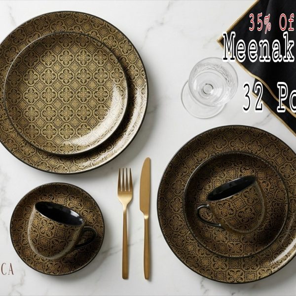 Meenakari 32 Pieces Dinner Set