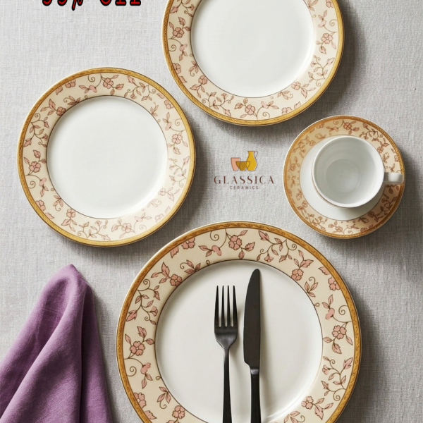 Goldrim 32 Pieces Dinner Set
